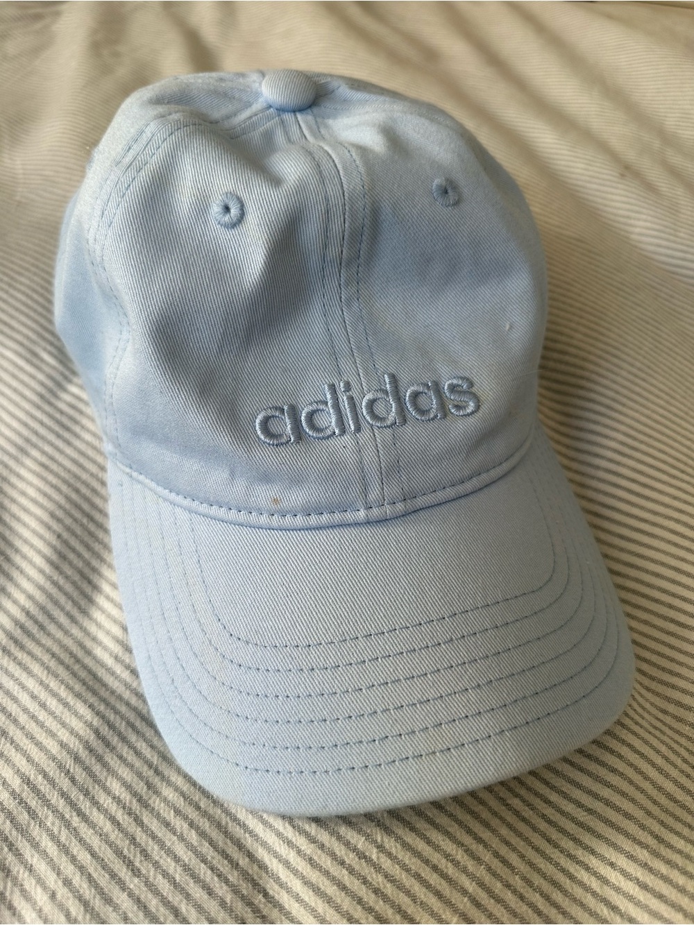 adidas Blue Embroidered Logo Hat